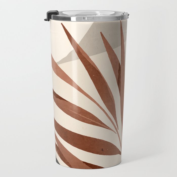 Abstract Art Tropical Leaves 11 Travel Mug Gallery Image 3