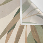 Abstract Art Tropical Leaves 11 Wall Tapestry Gallery Image 3