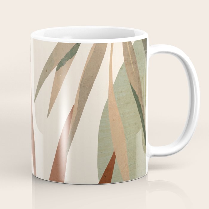 Abstract Art Tropical Leaves 11 Coffee Mug Gallery Image 1