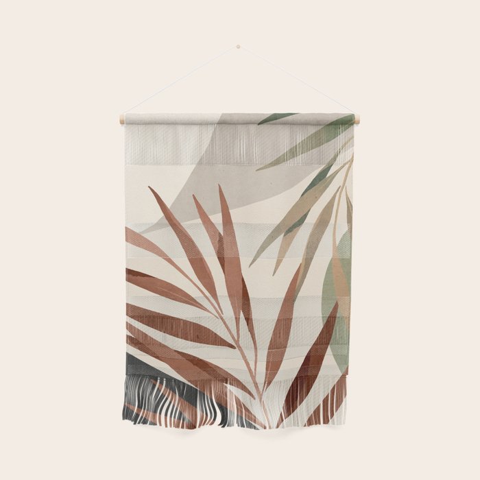 Abstract Art Tropical Leaves 11 Wall Hanging Gallery Image 1