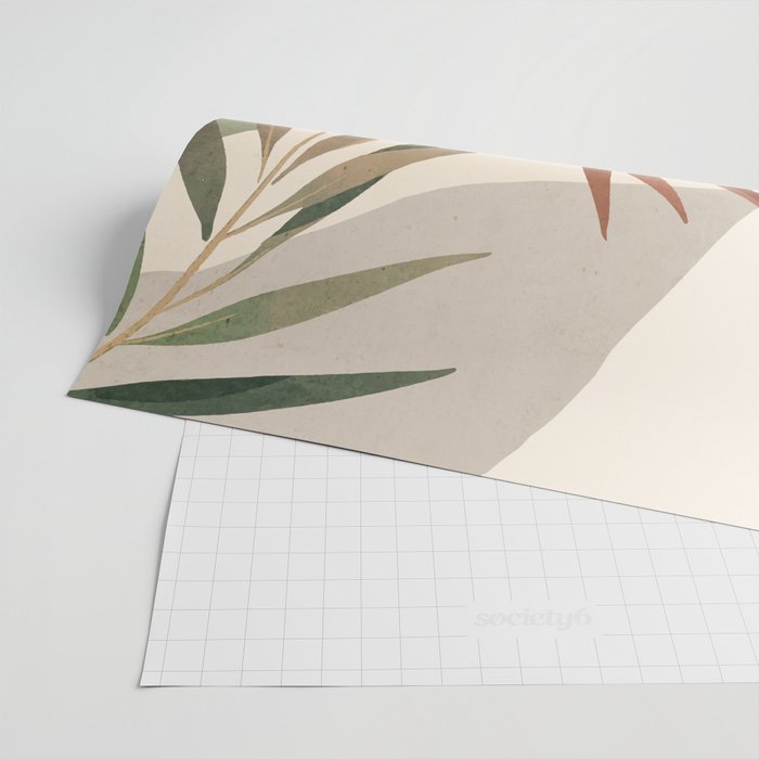 Abstract Art Tropical Leaves 11 Wrapping Paper Gallery Image 2