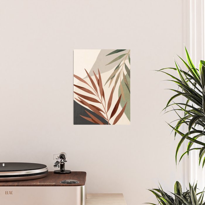 Abstract Art Tropical Leaves 11 Poster Gallery Image 2