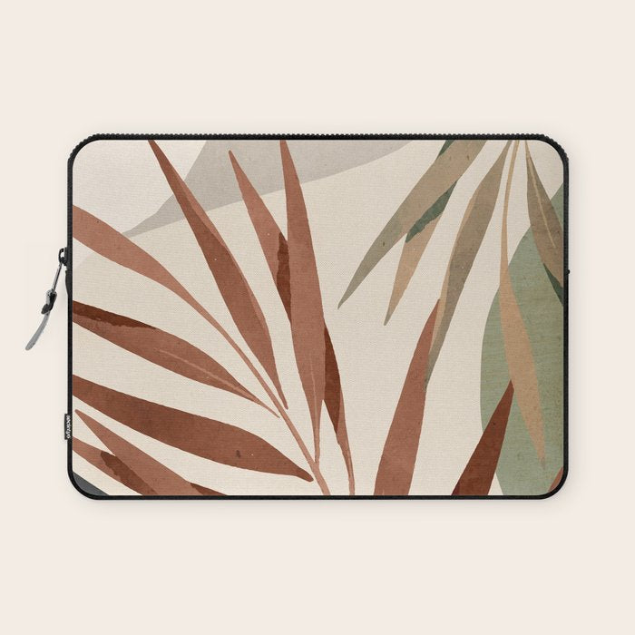 Abstract Art Tropical Leaves 11 Laptop Sleeve Gallery Image 1