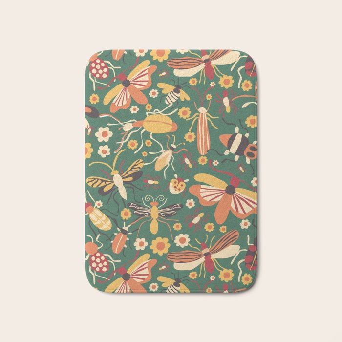 Insects Bath Mat Gallery Image 1