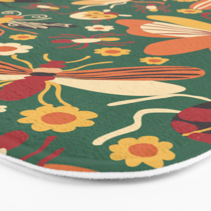 Insects Bath Mat Gallery Image 3