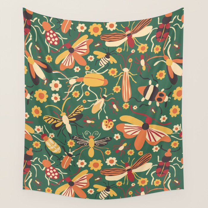Insects Wall Tapestry Gallery Image 4