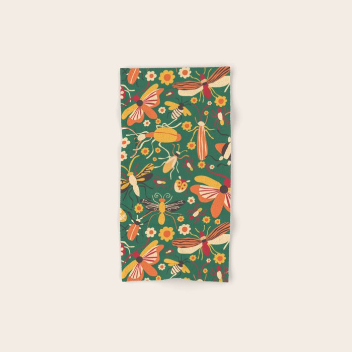 Insects Bath Towel Gallery Image 1