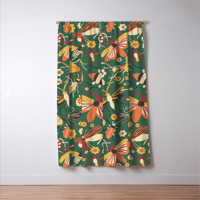 Insects Window Curtain Gallery Image 3