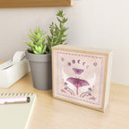 Luna and Emerald - Vintage Pink Mini Art Print Gallery Image 2