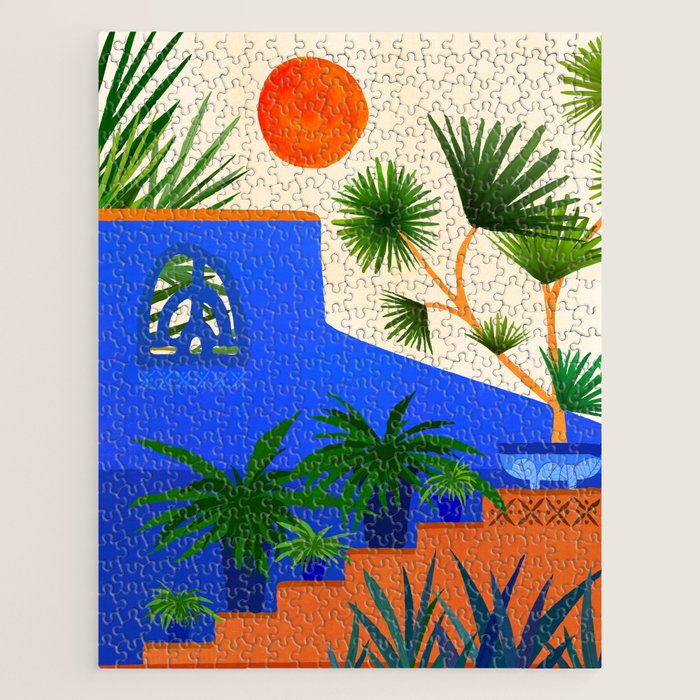 Southwest Desert Garden Landscape Jigsaw Puzzle Gallery Image 1