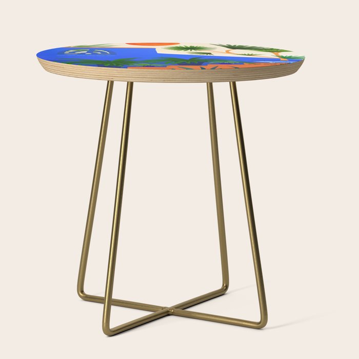 Southwest Desert Garden Landscape Side Table Gallery Image 1