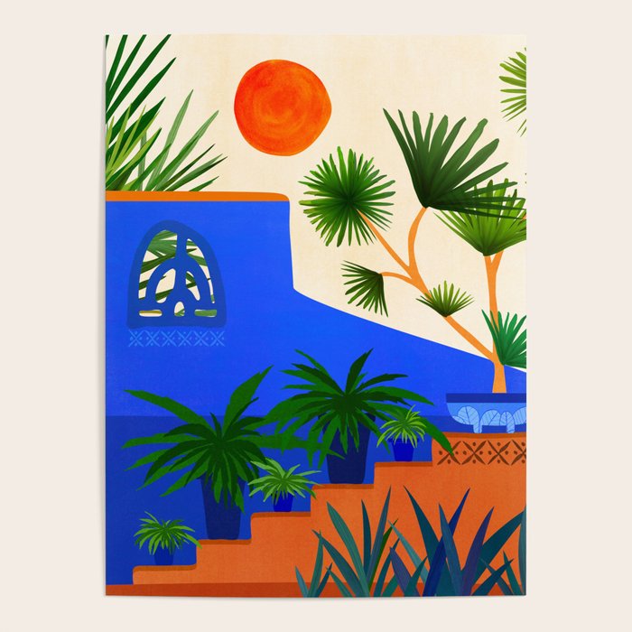 Southwest Desert Garden Landscape Poster Gallery Image 4