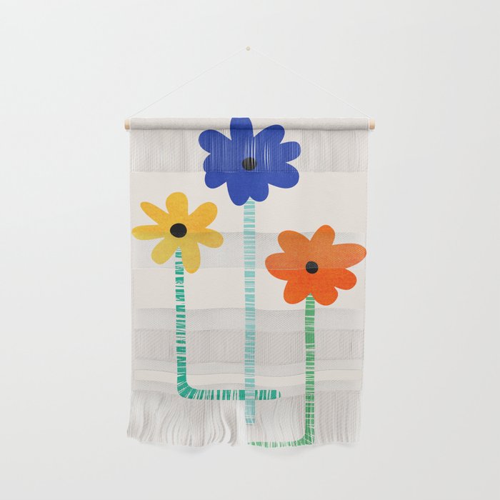 Lollipop Flowers Illustration Wall Hanging Gallery Image 1