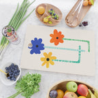 Lollipop Flowers Illustration Cutting Board Gallery Image 2