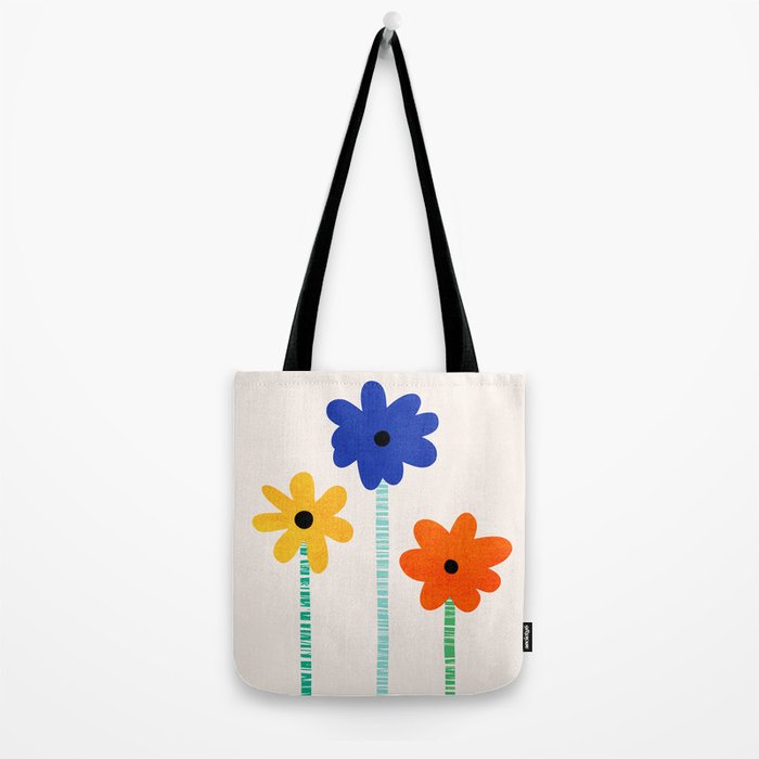 Lollipop Flowers Illustration Tote Bag Gallery Image 2