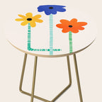 Lollipop Flowers Illustration Side Table Gallery Image 2
