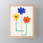 Lollipop Flowers Illustration Mini Art Print Gallery Image 1
