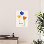 Lollipop Flowers Illustration Poster Gallery Image 2