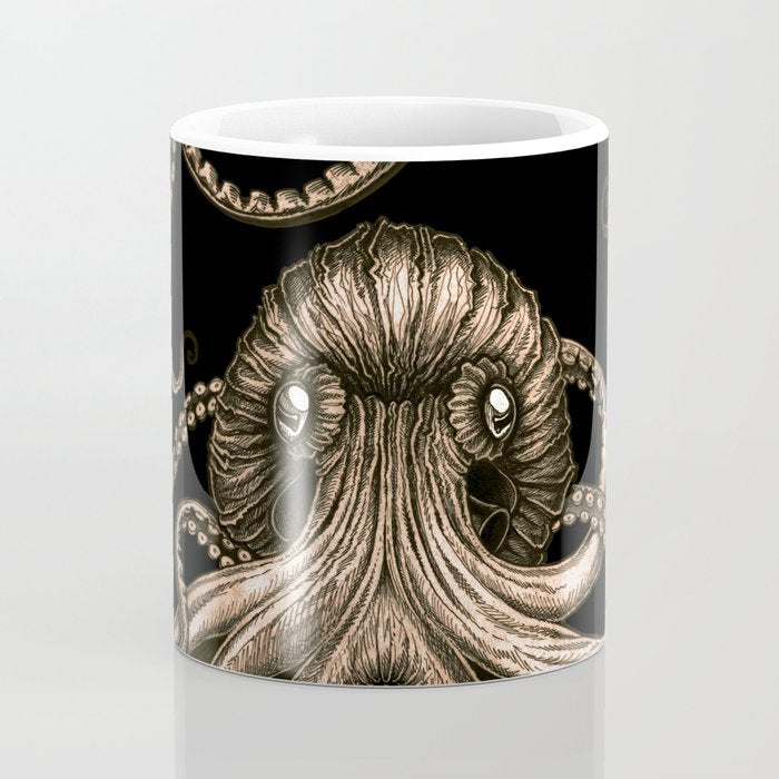 Bronze Kraken Coffee Mug Gallery Image 4