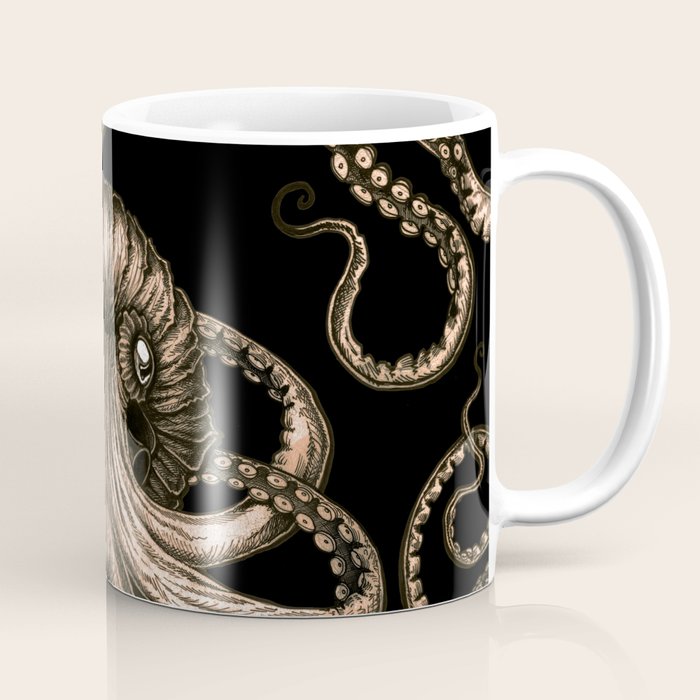 Bronze Kraken Coffee Mug