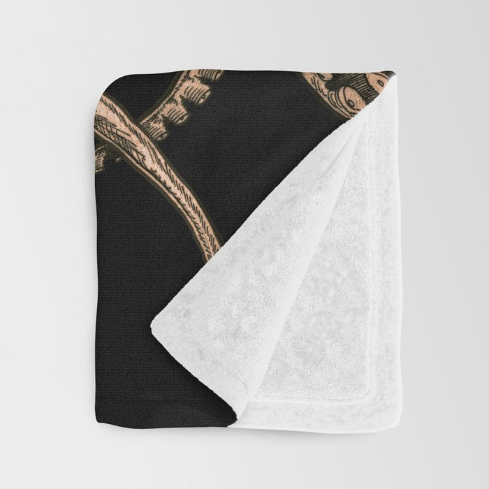 Bronze Kraken Throw Blanket Gallery Image 3