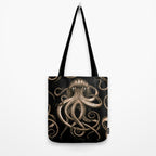 Bronze Kraken Tote Bag Gallery Image 2