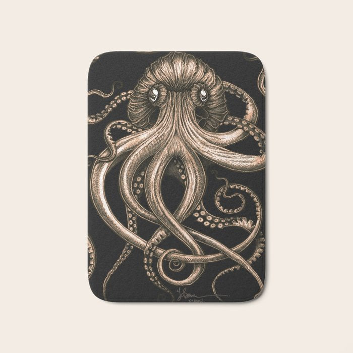 Bronze Kraken Bath Mat Gallery Image 1