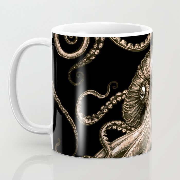 Bronze Kraken Coffee Mug Gallery Image 3