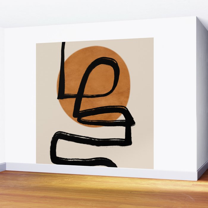 Abstract line art 97 Wall Mural Gallery Image 2