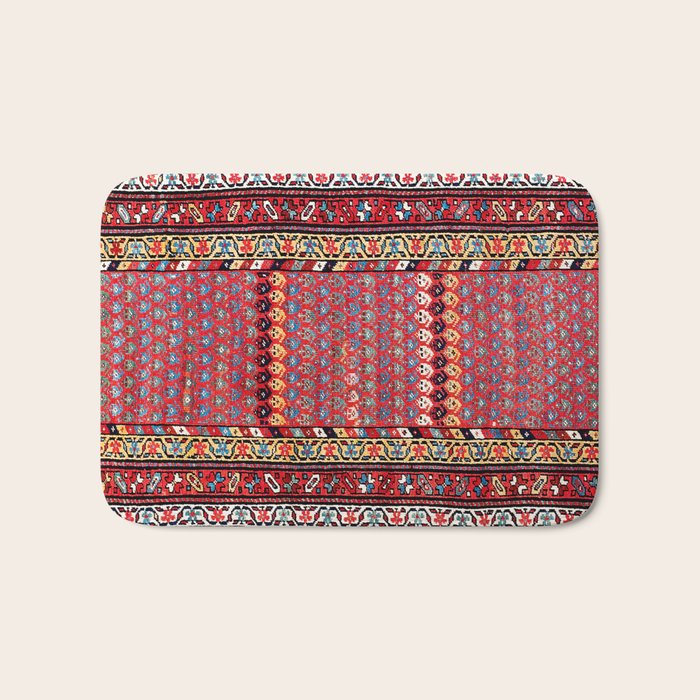 Kurdish Azerbaijan Northwest Persian Long Rug Print Bath Mat Gallery Image 1