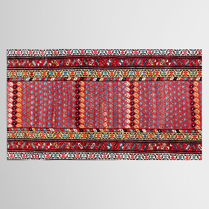 Kurdish Azerbaijan Northwest Persian Long Rug Print Tablecloth Gallery Image 2