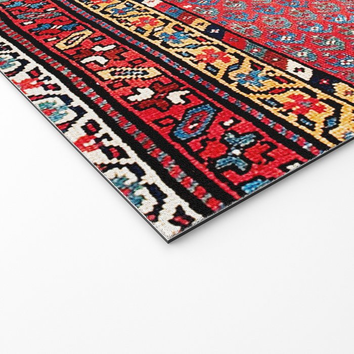 Kurdish Azerbaijan Northwest Persian Long Rug Print Welcome Mat Gallery Image 2