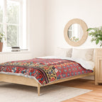 Kurdish Azerbaijan Northwest Persian Long Rug Print Duvet Cover Gallery Image 2
