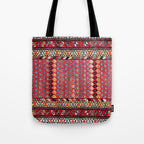 Kurdish Azerbaijan Northwest Persian Long Rug Print Tote Bag Gallery Image 1