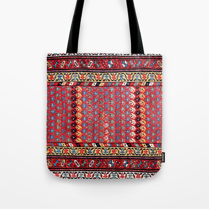 Kurdish Azerbaijan Northwest Persian Long Rug Print Tote Bag Gallery Image 1