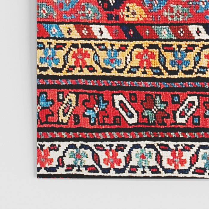 Kurdish Azerbaijan Northwest Persian Long Rug Print Poster Gallery Image 3