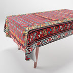 Kurdish Azerbaijan Northwest Persian Long Rug Print Tablecloth Gallery Image 1