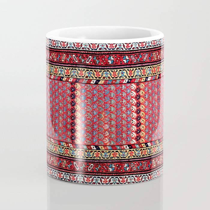 Kurdish Azerbaijan Northwest Persian Long Rug Print Coffee Mug Gallery Image 4