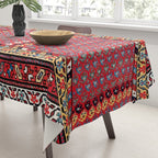 Kurdish Azerbaijan Northwest Persian Long Rug Print Tablecloth Gallery Image 3