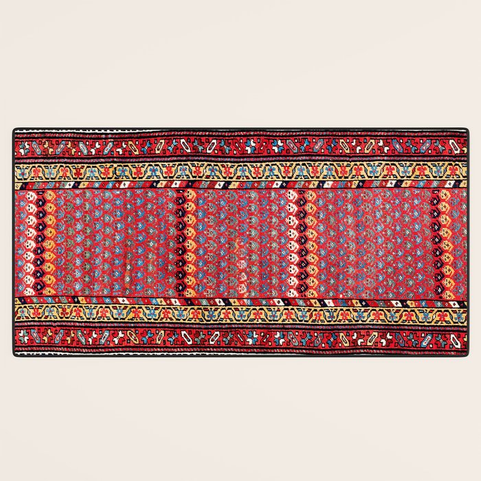 Kurdish Azerbaijan Northwest Persian Long Rug Print Desk Mat Gallery Image 3