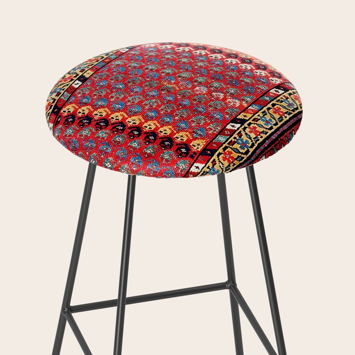 Kurdish Azerbaijan Northwest Persian Long Rug Print Stool Gallery Image 2