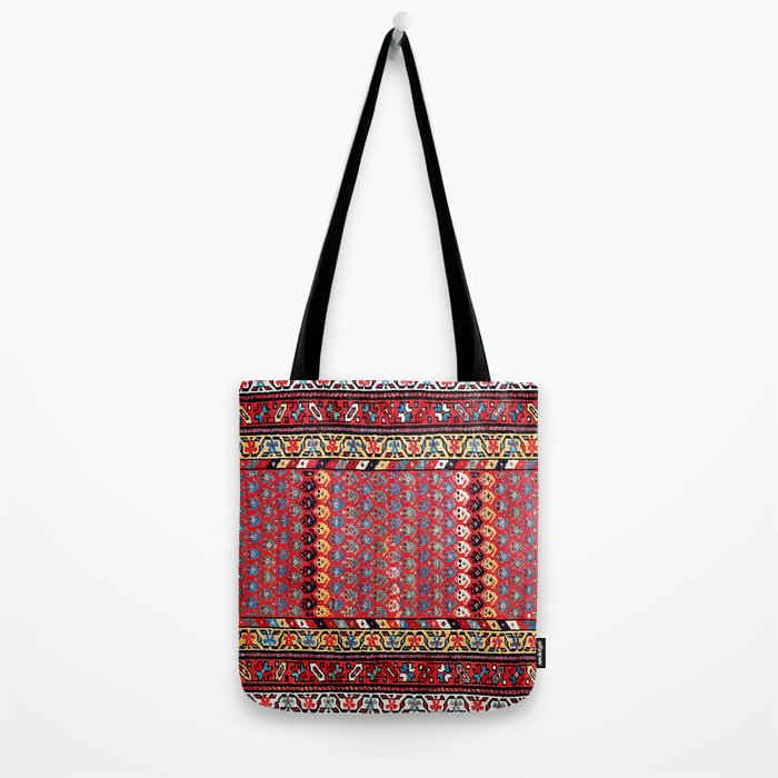 Kurdish Azerbaijan Northwest Persian Long Rug Print Tote Bag Gallery Image 2
