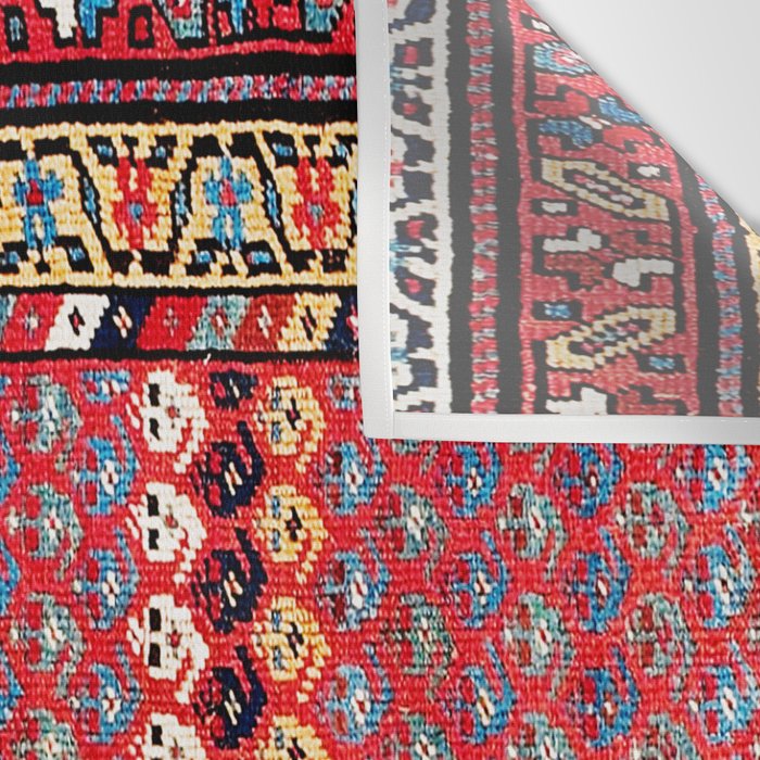 Kurdish Azerbaijan Northwest Persian Long Rug Print Wall Tapestry Gallery Image 3