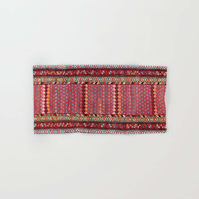 Kurdish Azerbaijan Northwest Persian Long Rug Print Bath Towel Gallery Image 1