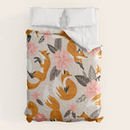 Foxes & Booms - Pink & Grey Comforter Gallery Image 6