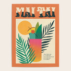 Mai Tai Vintage Cocktail Recipe  Poster Gallery Image 4