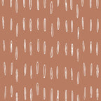 Boho Raindrops Abstract Pattern, Terracotta Coffee Mug Gallery Image 2