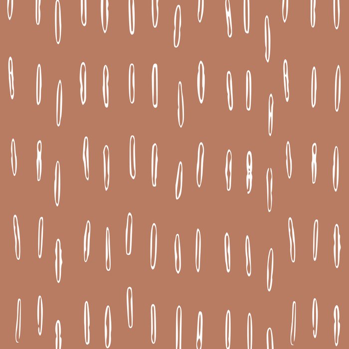 Boho Raindrops Abstract Pattern, Terracotta Coffee Mug Gallery Image 2