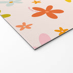 Rainbow Flower Print Welcome Mat Gallery Image 2