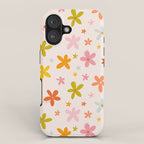 Rainbow Flower Print iPhone Case Gallery Image 1